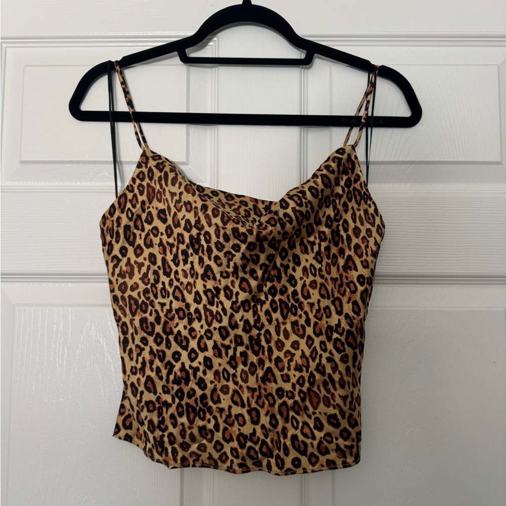 Zara Leopard Print Top